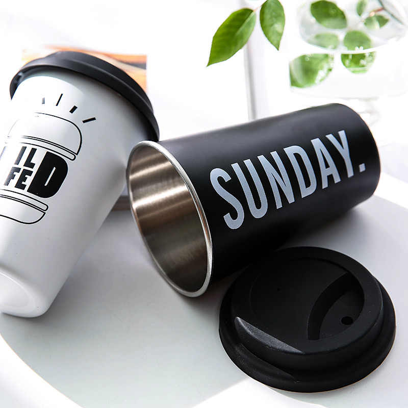 Thickened 100% stainless steel coffee mug/cup